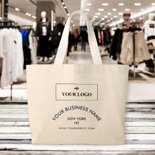 Chic Navyロゴビジネス名Webサイトプロモーション トートバッグ