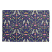 Chic navy blue Heron Pond Heritage Revival 枕カバー (裏面)