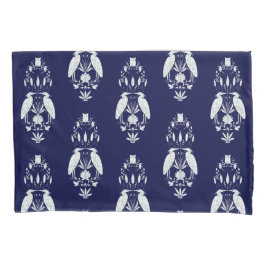 Chic navy blue Heron Pond Heritage Revival 枕カバー