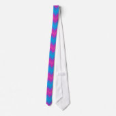 Chic Necktie: Magenta, Purple and Blue Chevrons ネクタイ (裏面)