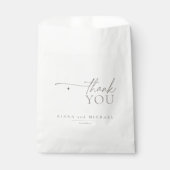 Chic Neutals 結婚's Thank YouアイボリーID1020 フェイバーバッグ (正面)