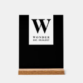 Chic Newly Wed Design アクリルサイン (正面)