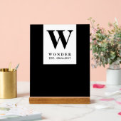 Chic Newly Wed Design アクリルサイン (ウェディング)