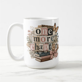 Chic One more chapter retro vintage booklover コーヒーマグカップ