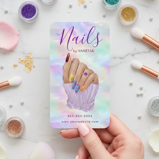 Chic Opal Manicurist Artist Stylish Nail Studio 名刺