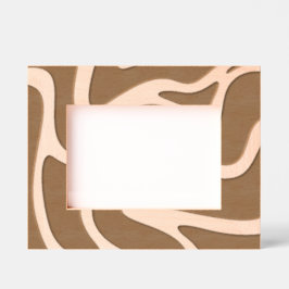 Chic Organic Engraved Frame Design for Home Decor レーザー彫刻フレーム