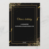 “Chic Pastel Birthday Invite – Modern Stylish Card 招待状 (裏面)