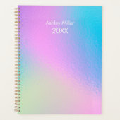 Chic Pastel Holographic Customize プランナー手帳 (正面)