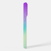 Chic Pastel Holographic Personalized Name iPhoneケース (右側面)