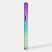 Chic Pastel Holographic Personalized Name iPhoneケース (右側面)