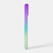 Chic Pastel Holographic Personalized Name iPhone 15ケース (右側面)
