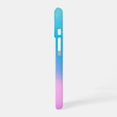 Chic Pastel Holographic Personalized Name iPhone 16ケース (左側面)