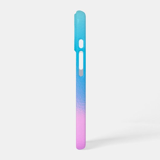 Chic Pastel Holographic Personalized Name iPhone 16ケース (左側面)
