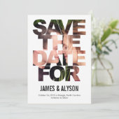 Chic Peek日付カードを保存 セーブザデート (スタンド正面)