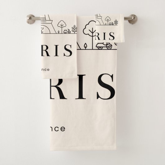 Chic Personalized Towel Set for Bathroom & Spa バスタオルセット (インサイチュ)