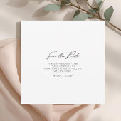Chic Photo Chic Flat Wedding Save The Date Card セーブザデート