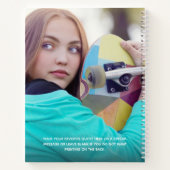 Chic Photo Graduation Party Guest Book ノートブック (裏面)