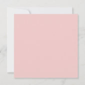 Chic Pink Bow Cherry Matron of Honor Proposal Card 招待状 (裏面)