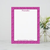 Chic Pink Glitter Zebra Pattern Personalized (スタンド正面)