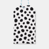 Chic Playful Energy Dalmatian Spot Pattern ギフトタグ (正面)