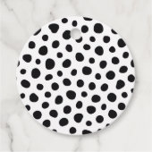Chic Playful Energy Dalmatian Spot Pattern フェイバータグ (正面)