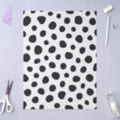 Chic Playful Energy Dalmatian Spot Pattern 薄葉紙 (クラフト)