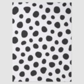 Chic Playful Energy Dalmatian Spot Pattern 薄葉紙 (正面)