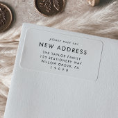 Chic Please note Our New Address Label ラベル