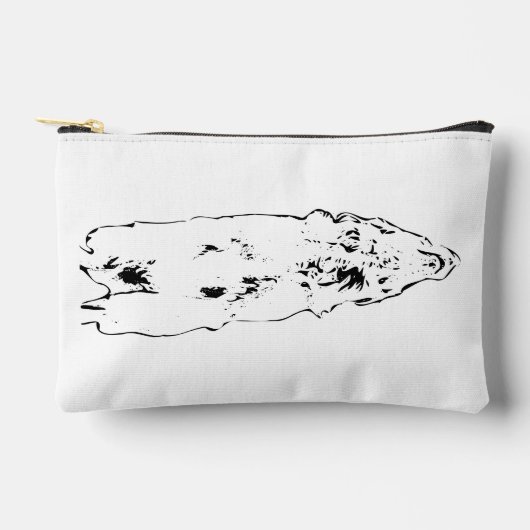 Chic pouch, golden poise アクセサリーポーチ (正面)