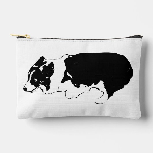 Chic pouch with corgi flair アクセサリーポーチ (正面)