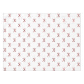 Chic Preppy Red Bow Pattern Spring Summer Elegant テーブルクロス (正面(横))