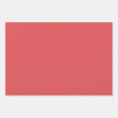 Chic Red Birthday ラッピングペーパーシート (正面3)