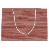 Chic Red Valentine's Day ラージペーパーバッグ (裏面)