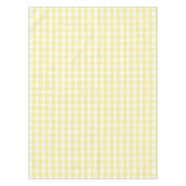 Chic Retro Sunny Yellow Gingham Pattern Spring  テーブルクロス (正面)