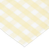 Chic Retro Sunny Yellow Gingham Pattern Spring  テーブルクロス (アングル)