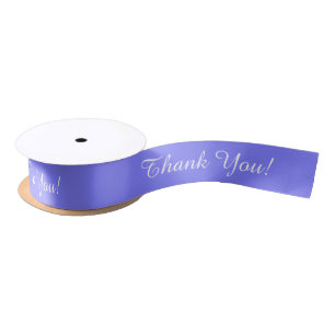 CHIC RIBBON_「ありがとう!」 171 PERIWINKLE 無地の サテンリボン