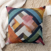  Chic rustic modern abstract throw pillows クッション (ブランケット)