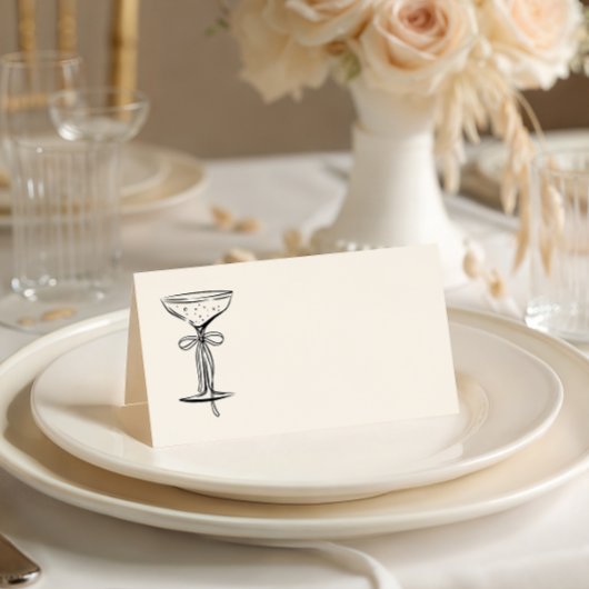 Chic Sand Champagne  プレイスカード