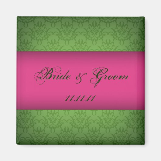 Chic Save the Date magnet マグネット (正面)