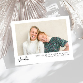 Chic Script ミニマル Photo Matron of Honor提案書