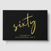 Chic Script 60th Birthday Party ゲストブック (正面)