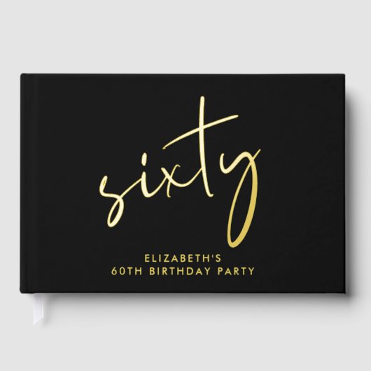 Chic Script 60th Birthday Party ゲストブック (正面)