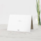 Chic Script Hand Lettered Photo'結婚s Thank You カード (裏面)