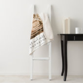 Chic Script Newlywed Mr. Mrs. Monogram Photo シェルパブランケット (インサイチュ)