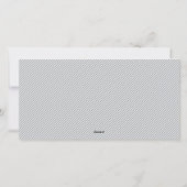 Chic Script Panoramic New Year Holiday Photo Card シーズンカード (裏面)