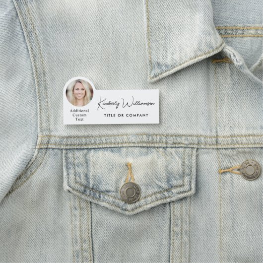 Chic Script Professional Photo 名札 (インサイチュ)