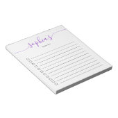 Chic Script Purpleメモ帳を一覧表示するには ノートパッド (アングル)