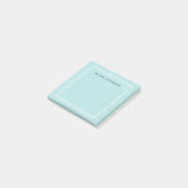 Chic Sea Green | Personalized ポストイット (アングル)