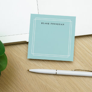Chic Sea Green Personalized ポストイット