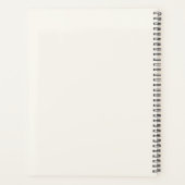 Chic Signature Script Monogram Business プランナー手帳 (裏面)